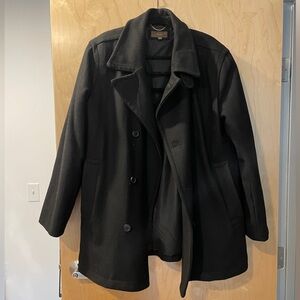 Men’s large peacoat